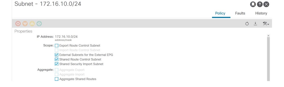 Subnet Scope Configuration