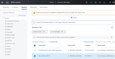 Cisco Catalyst Centerの使用例