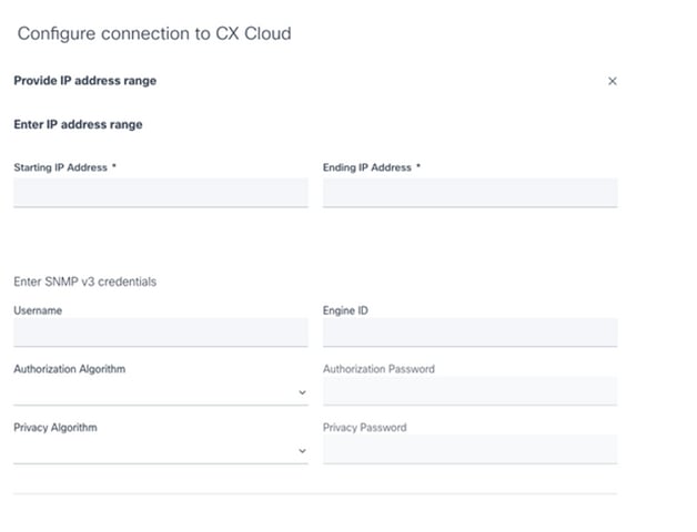 بيانات اعتماد SNMP v3