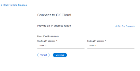 توفير نطاق IP