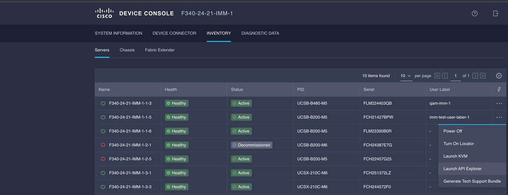 Server API Explorer