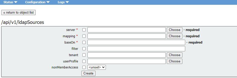 CMS LDAP 통합 - LDAP 소스