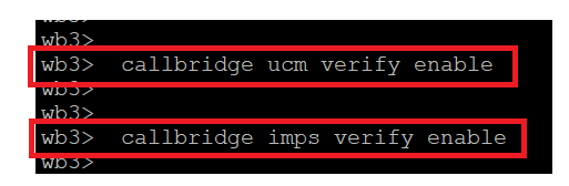 CallbridgeによるCUCMおよびCUPS証明書の確認