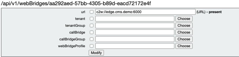 Configuration C2W