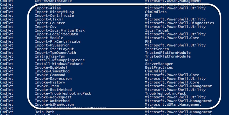 CLI 출력 PowerShell