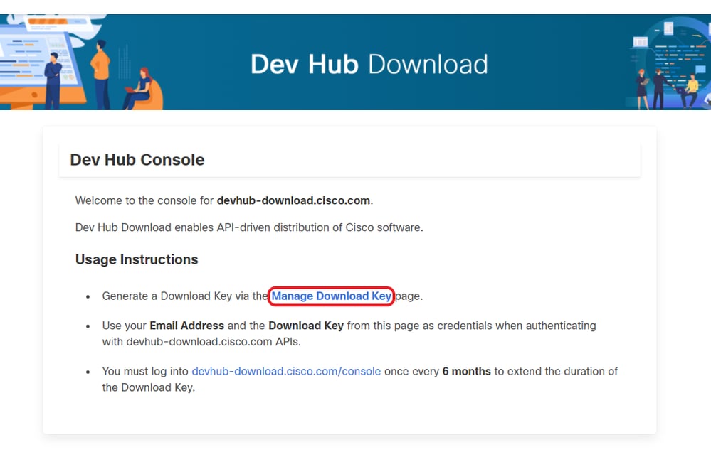 Downloadpagina van Dev Hub