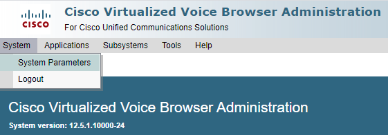 VVB System Parameters