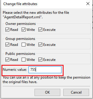 Autorisation de fichier XML requise