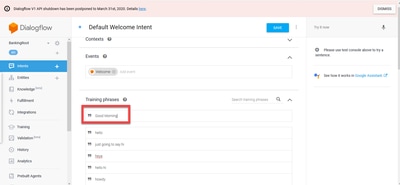 DialogFlow-intent1