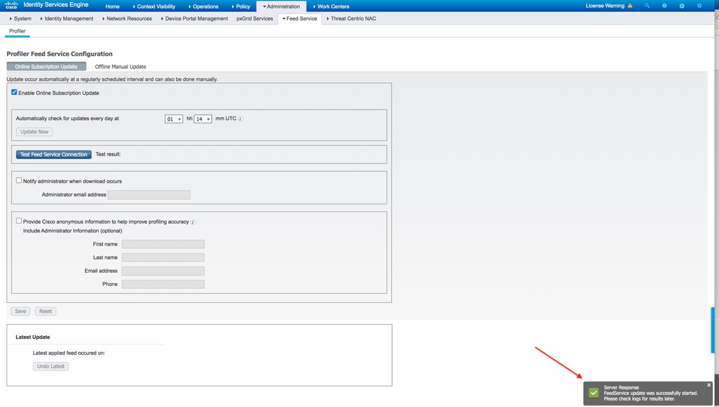 Profiler Feed Updates