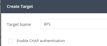 Configure Hyperflex for iSCSI - Create iSCSI Target