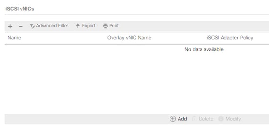 Configure UCS - Add iscsi vnic