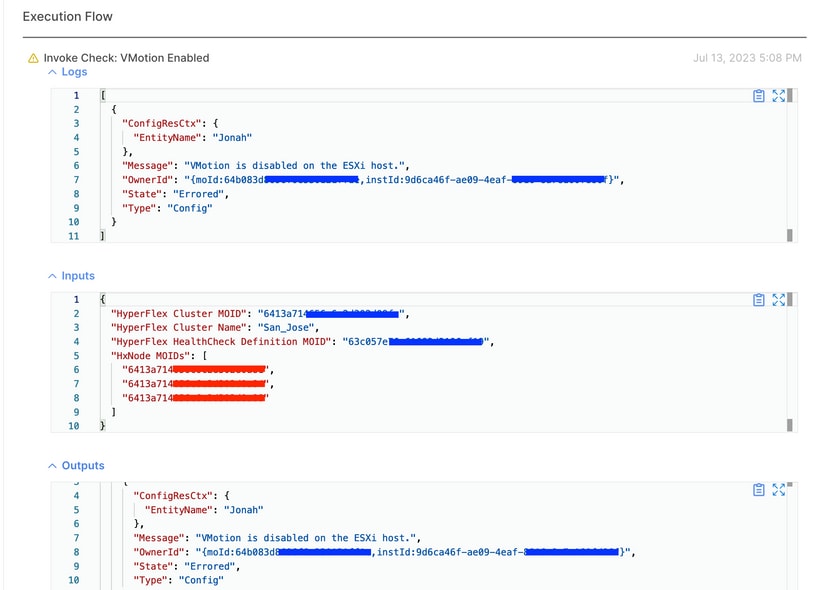 معلومات تفصيلية مقدمة بتنسيق JSON