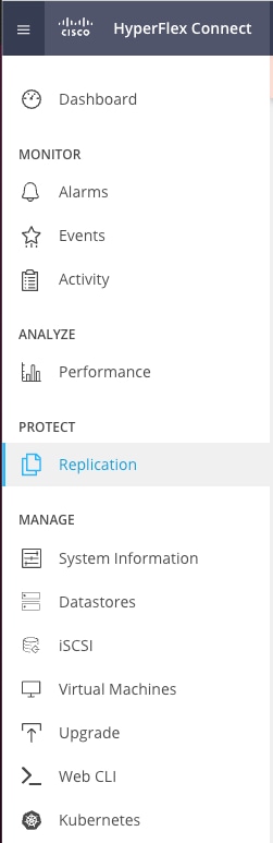 Option de réplication