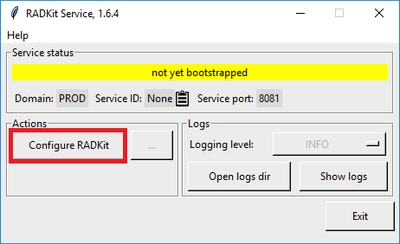 RADKit Service GUI