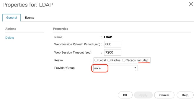 LDAP UCS set up GUI