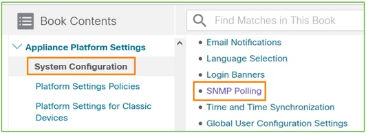 FTD SNMP - Ubicazione dei documenti SNMP - Guida alla configurazione del protocollo SNMP su FMC