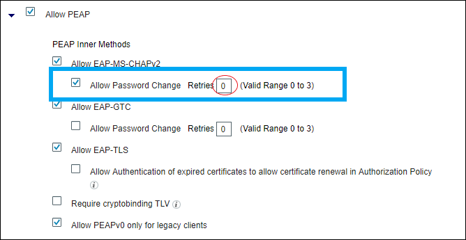 Radius-server moet access-reject verzenden