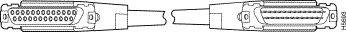 Both Ends of RS 232 Straight-through Cable for DB-25 Connectors