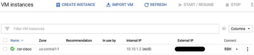 Verificar estado de VM