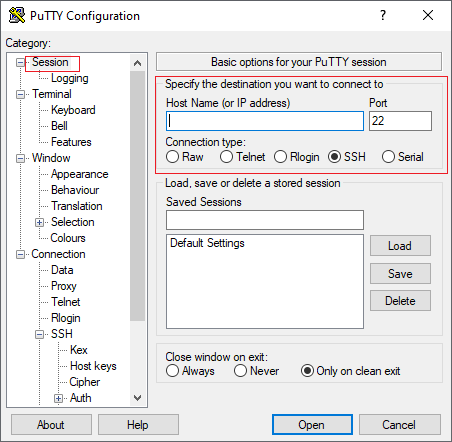 Conexión a VM remota