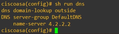 Configure the DNS Setup in the ASA