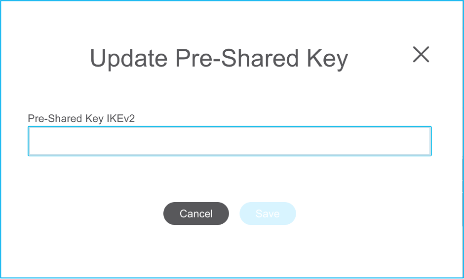 Entering Pre-Shared Key