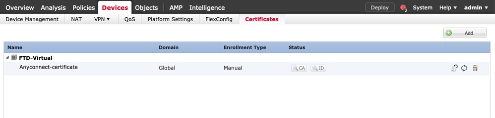 Validação Bem-sucedida da Importação de Certificado