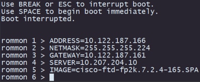 sortie CLI