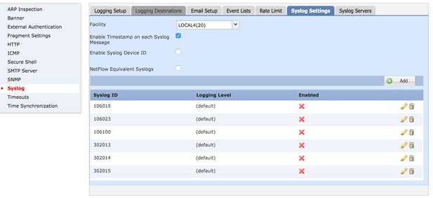 Configure custom events list.