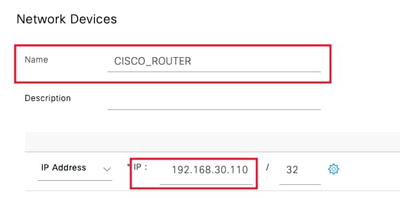 Nombre y dirección IP