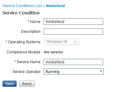 Cisco ISE Posture - Creazione di una condizione di postura