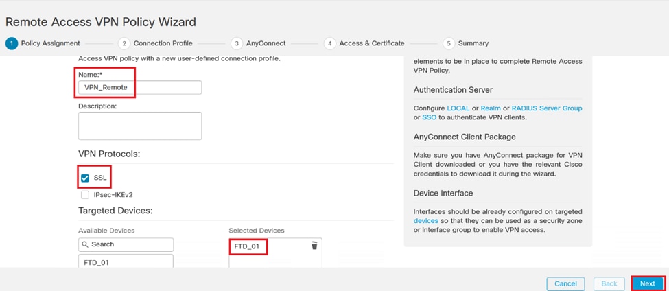 Configuración de VPN