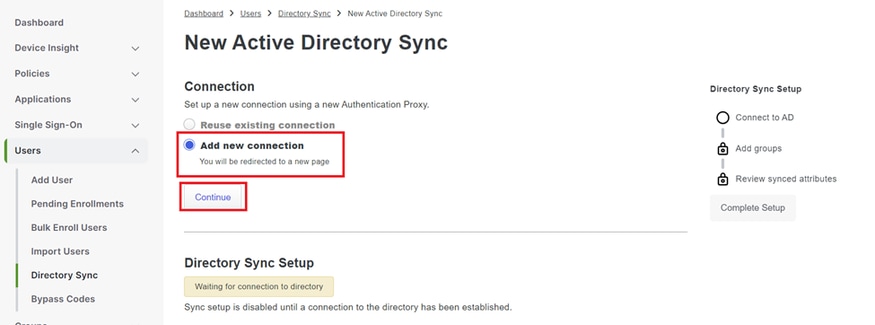 Agregando nuevo Active Directory