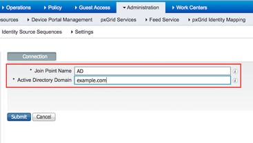 ISE 2.0 Active Directoryへの参加