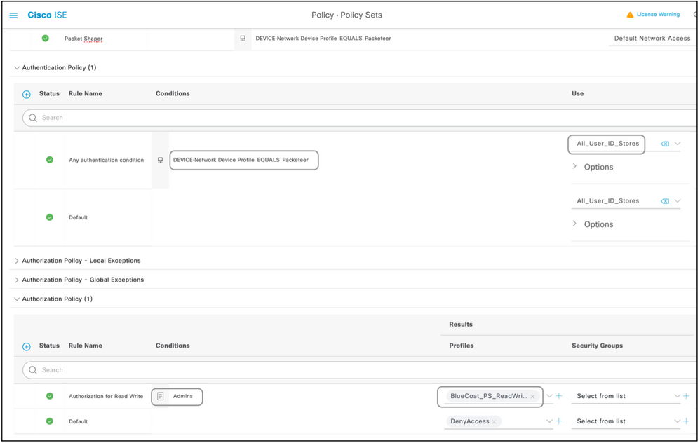 أداة تشكيل حزم Cisco ISE