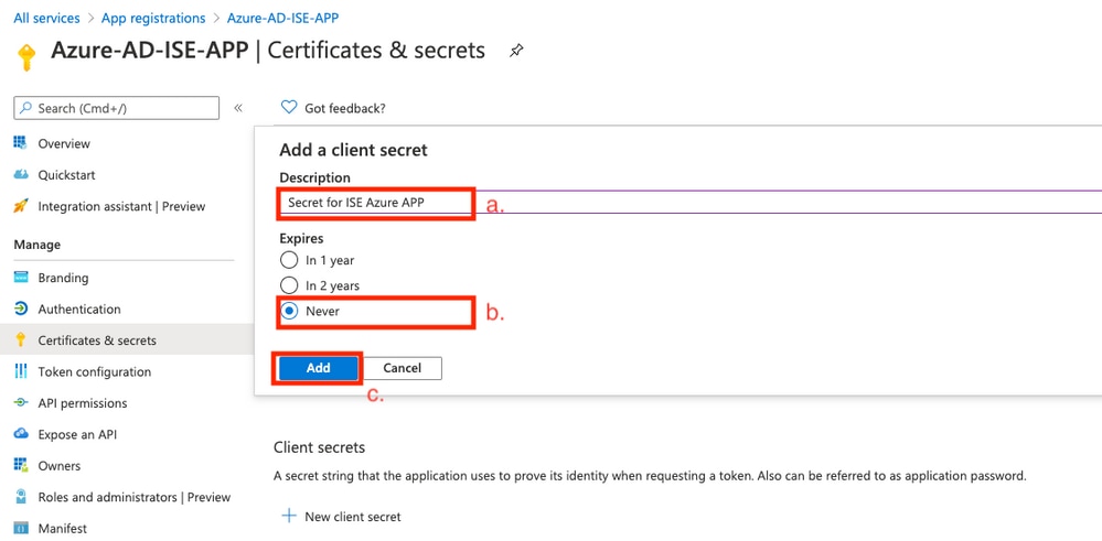 Configure ISE GUI