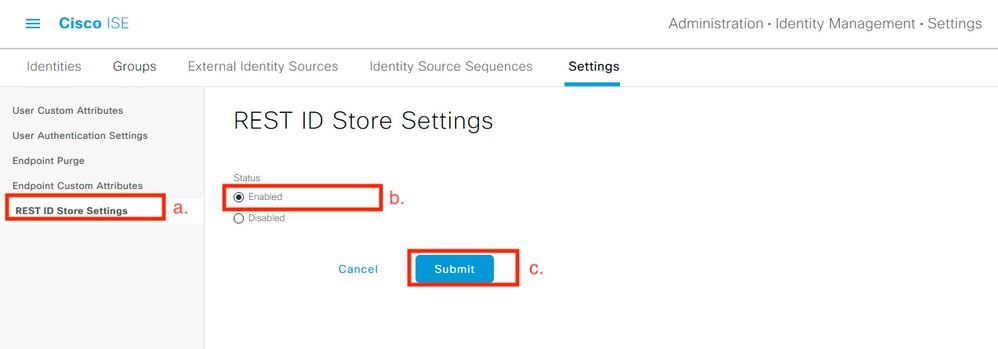 Configure ISE GUI