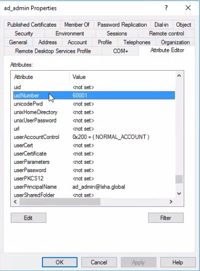 Integrazione di Microsoft AD per Cisco ISE - Utente AD Admin - UID