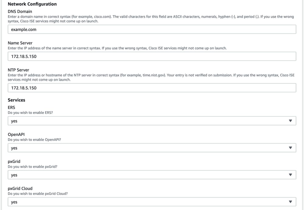 Cisco ISE on AWS - Configure ISE. DNS Domain