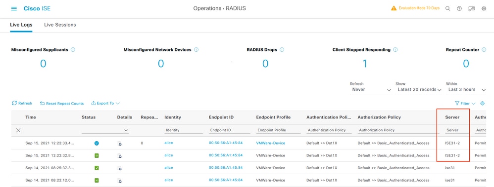 Cisco ISE on AWS - ISE AD. Authentication