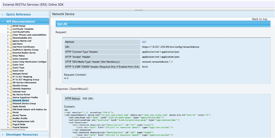 Detalles de API