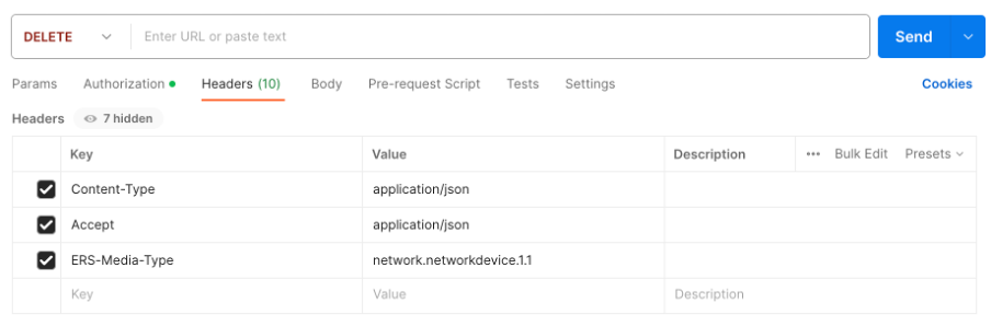 Header Configuration