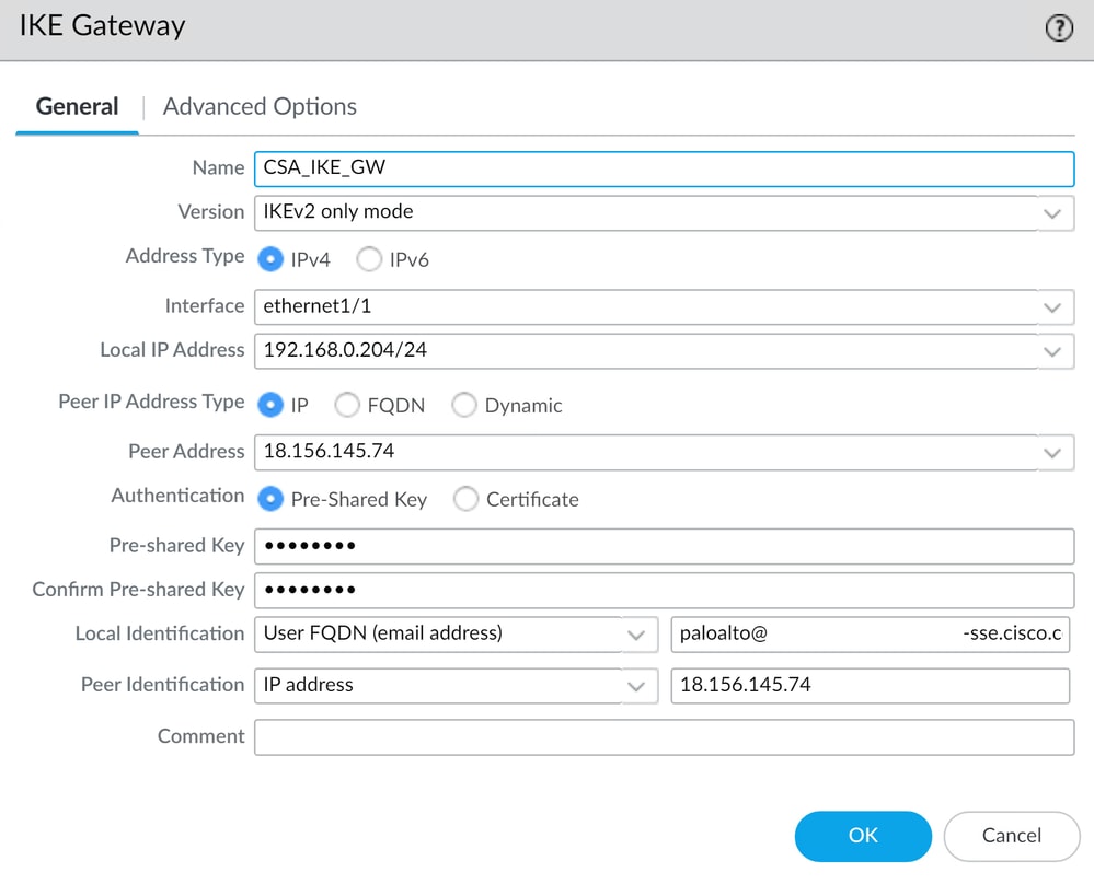 Palo Alto - Gateways IKE - Geral