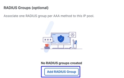 Accesso sicuro - Gruppi RADIUS