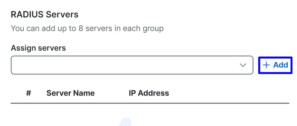 Accesso sicuro - Server Radius