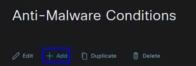 ISE - Postura - Condições antimalware