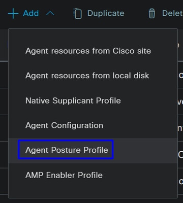 ISE - Agent Posture Profile