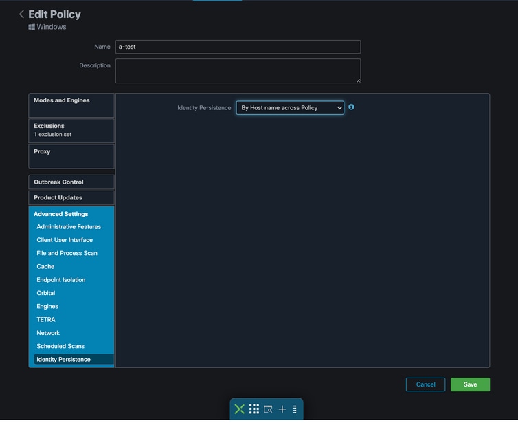 Cisco Secure Endpoint：ポリシーを介したホスト名による割り当て