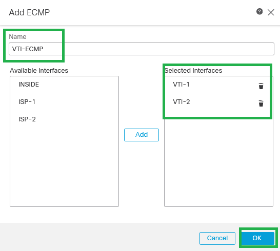 ECMP for VTIs